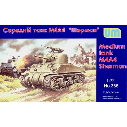 M4A4 Sherman medium Tank - Unimodels UM385