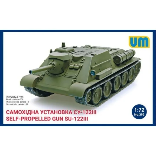 Self-propelled artillery gun SU-122III - Unimodels UM392