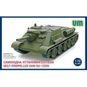 Self-propelled artillery gun SU-122III, 1/72 - Unimodels UM392