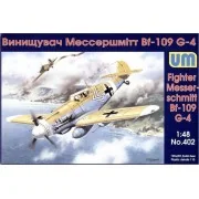Messerschmitt Bf 109G-4/R3, 1/72 - Unimodels UM402 Messerschmitt Bf 109G-4/R3, 1/72 - Unimodels UM402