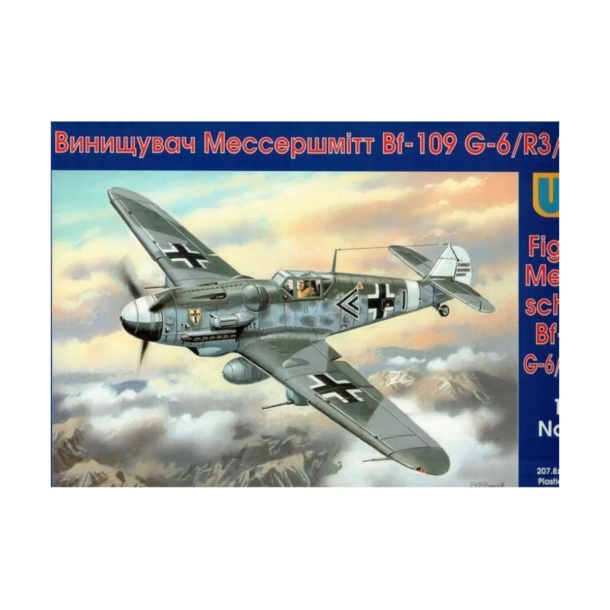 Messerschmitt Bf 109G-6/R3/trop, 1/48 - Unimodels UM416 Messerschmitt Bf 109G-6/R3/trop, 1/48 - Unimodels UM416