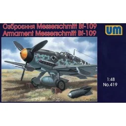 Armament Messerschmitt Bf-109, 1/48 - Unimodels UM419