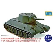 T-34 Assault tank with howitzer U-11, 1/72 - Unimodels UM440 T-34 Assault tank with howitzer U-11, 1/72 - Unimodels UM440