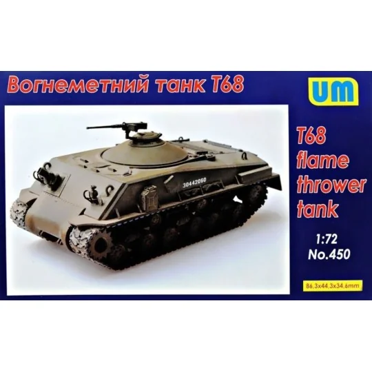 T68 Flame thrower Tank - Unimodels UM450