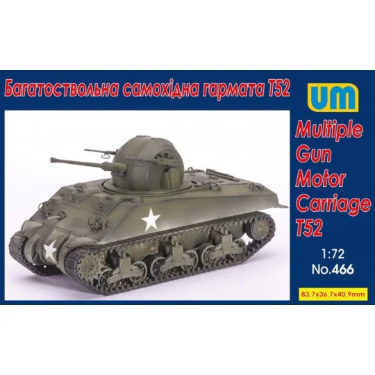Multiple Gun Motor Carriage T52 - Unimodels UM466