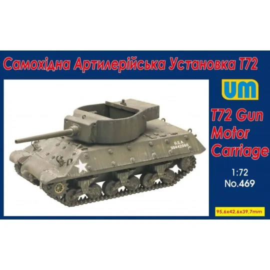 T72 Gun Motor Carriage, 1/72 - Unimodels UM469 T72 Gun Motor Carriage, 1/72 - Unimodels UM469