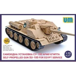 SU-100 Self-propelled gun f.Egypt servic, 1/72 - Unimodels UM471