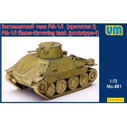 PM-1/I flame-throving tank (prototype - I), 1/72 - Unimodels UM481