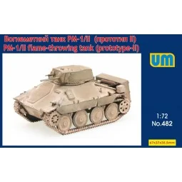 PM-1/II flame-throwing tank on Hetzer chassis - Unimodels UM482