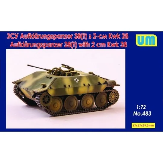 Aufklarungspanzer 38(t) with 2cm Kwk38 - Unimodels UM483