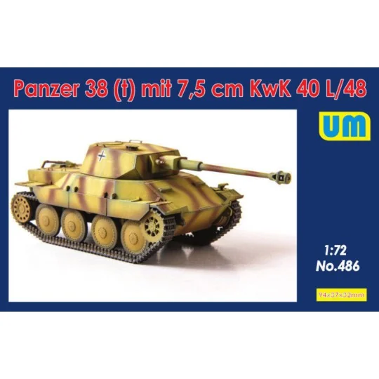 Panzer 38(t) mit 7.5cm KwK 40L/48 - Unimodels UM486