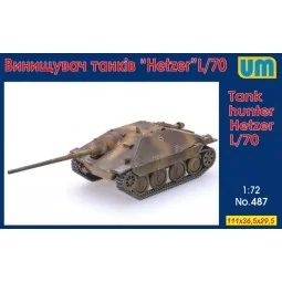 Hetzer L/70 tank hunter, 1/72 - Unimodels UM487