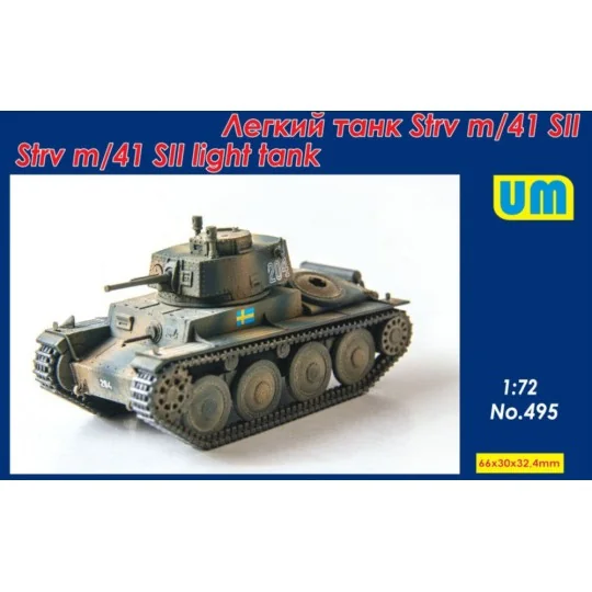 Strv m/41 SII light tank, 1/72 - Unimodels UM495