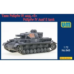 Pz.Kpfw IV Ausf E WWII German tank, 1/72 - Unimodels UM543