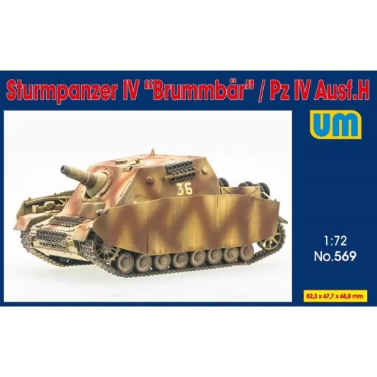 Sturmpanzer IV Brummbar/Pz.Kpfw IV Ausf.H - Unimodels UM569