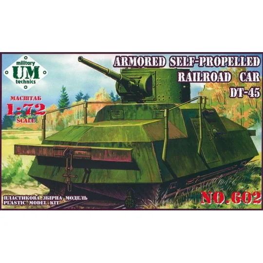 Railroad car DT-45, 1/72 - Unimodels UMT602 Railroad car DT-45, 1/72 - Unimodels UMT602