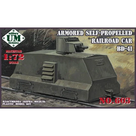 Railroad car BD-41, 1/72 - Unimodels UMT603