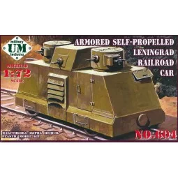 Leningrad railroad car, 1/72 - Unimodels UMT604
