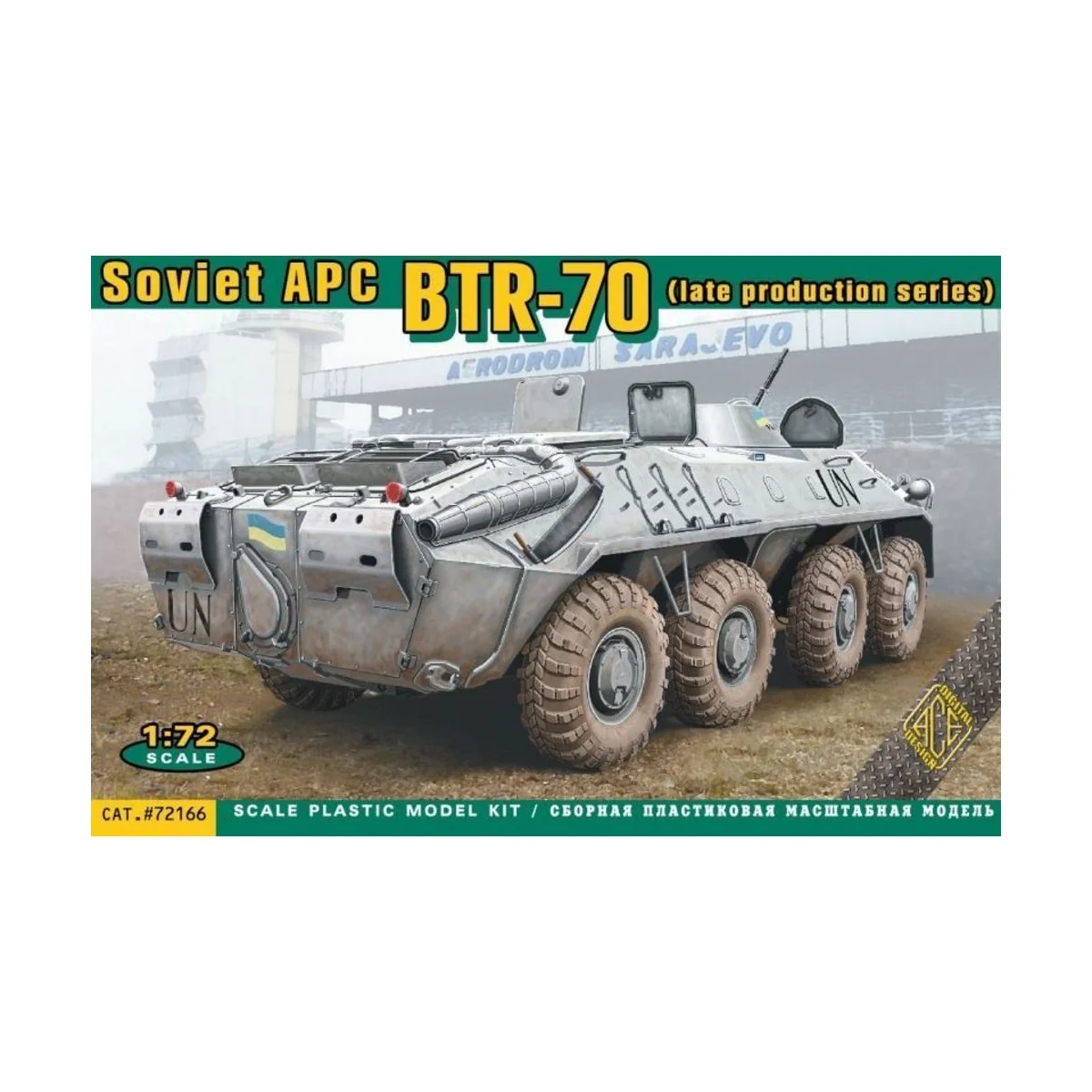 BTR-70 Soviet armored personnel carrier late prod., 1/72 - ACE ACE7...
