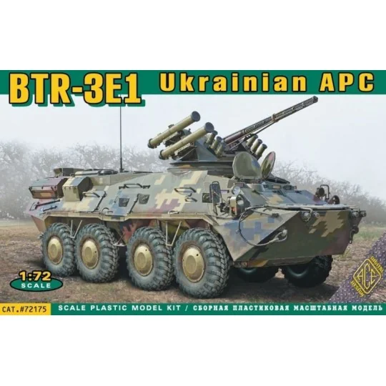 BTR-3E1 Ukrainian armored personnel carr, 1/72 - ACE ACE72175 BTR-3E1 Ukrainian armored personnel carr, 1/72 - ACE ACE72175