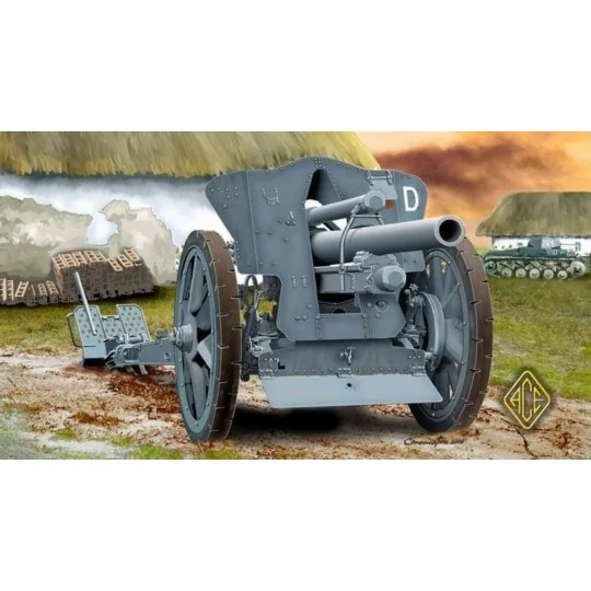 German le FH18 10,5 cm Field Howitzer - ACE ACE72216