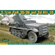 37 mm PaK 35/36 auf Sd.Kfz 10 - ACE ACE72281