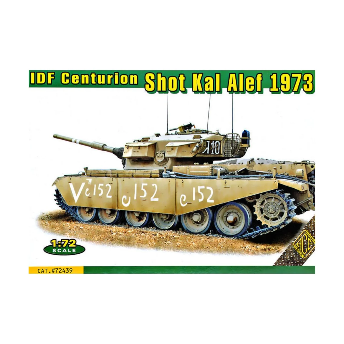 IDF Centurion Shot Kal Alef 1973, 1/72 - ACE ACE72439