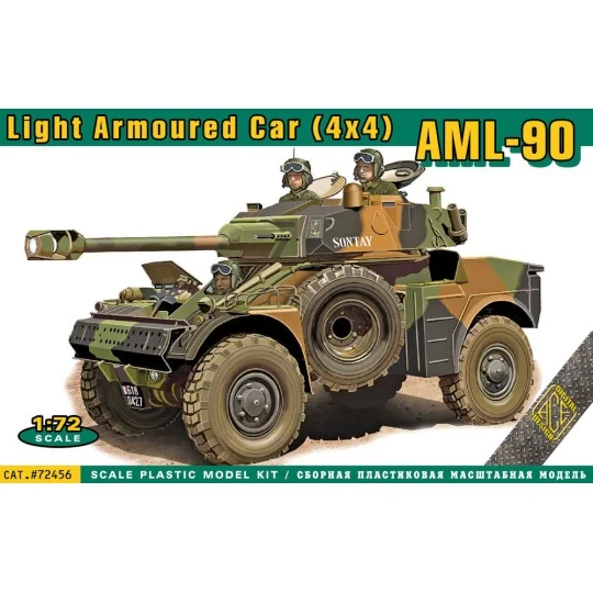 AML-90 Light Armoured Car (4x4), 1/72 - ACE ACE72456 AML-90 Light Armoured Car (4x4), 1/72 - ACE ACE72456