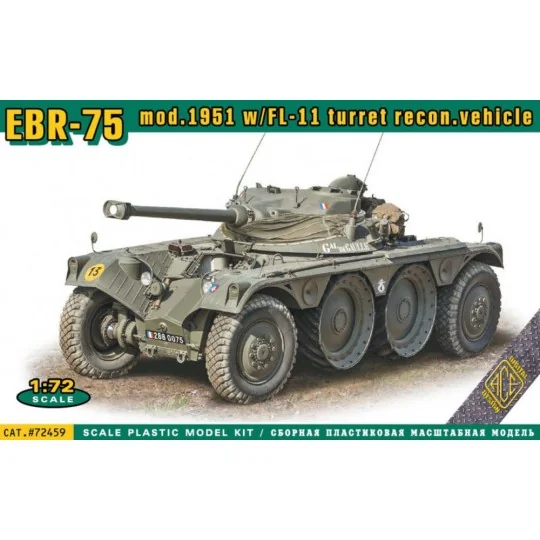 EBR-75 mod.1951 w/FL-11 turret recon. vehicle, 1/72 - ACE ACE72459