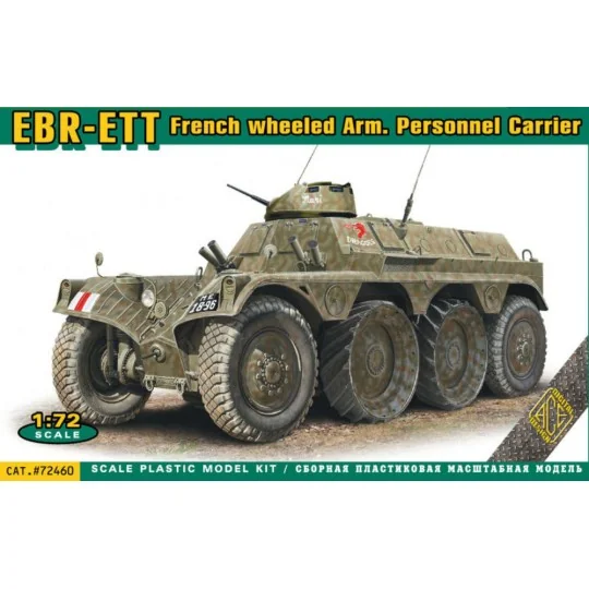 EBR-ETT French weeled Arm. Personnel Carrier, 1/72 - ACE ACE72460
