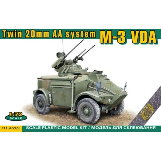 M-3 VDA Twin 20mm AA system, 1/72 - ACE ACE72465 M-3 VDA Twin 20mm AA system, 1/72 - ACE ACE72465