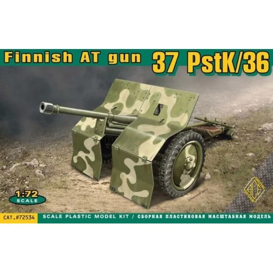 PstK/36 Finnish 37mm anti-tank gun, 1/72 - ACE ACE72534 PstK/36 Finnish 37mm anti-tank gun, 1/72 - ACE ACE72534