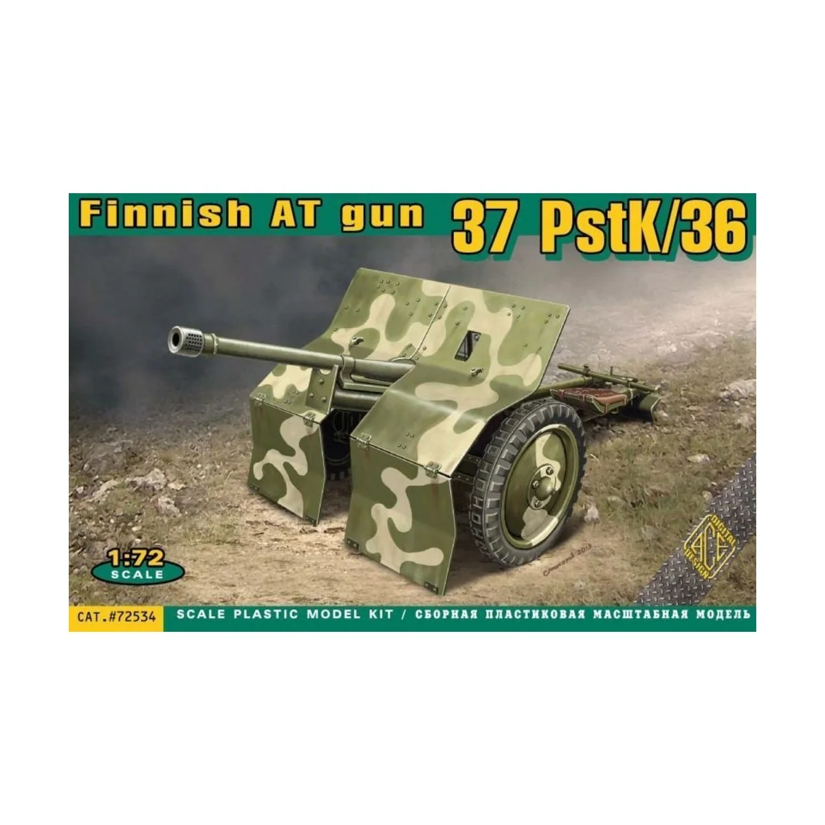 PstK/36 Finnish 37mm anti-tank gun - ACE ACE72534