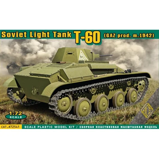 T-60 Soviet light tank(GAZ prod.m.1942) - ACE ACE72541