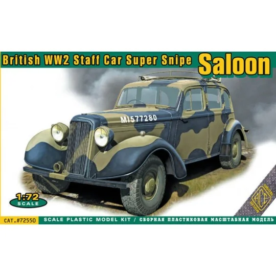Super Snipe Saloon British Staff Car WW2, 1/72 - ACE ACE72550 Super Snipe Saloon British Staff Car WW2, 1/72 - ACE ACE72550