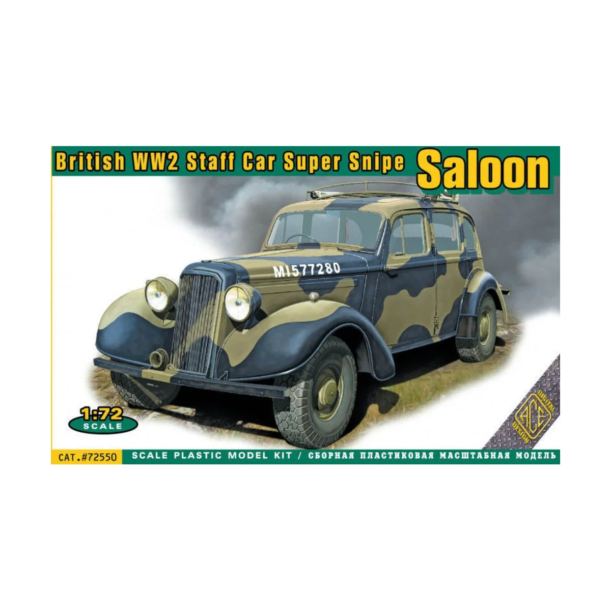 Super Snipe Saloon British Staff Car WW2, 1/72 - ACE ACE72550 Super Snipe Saloon British Staff Car WW2, 1/72 - ACE ACE72550
