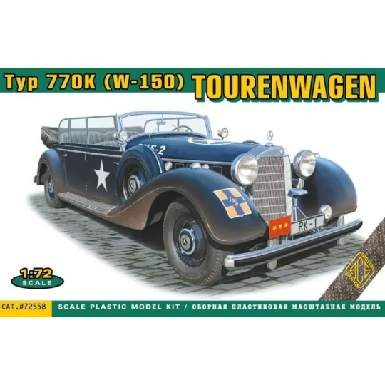 Typ 770K (W-150) Tourenwagen, 1/72 - ACE ACE72558 Typ 770K (W-150) Tourenwagen, 1/72 - ACE ACE72558