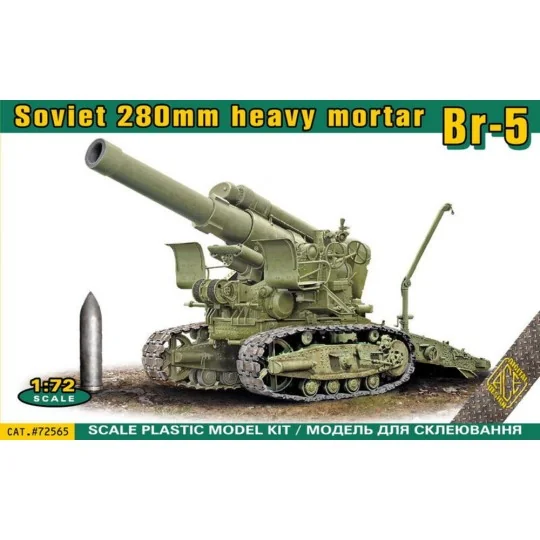 BR-5 280mm Soviet Heavy mortar, 1/72 - ACE ACE72565