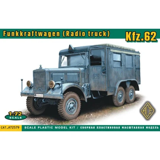 Kfz.62 Funkkraftwagen (Radio truck), 1/72 - ACE ACE72579 Kfz.62 Funkkraftwagen (Radio truck), 1/72 - ACE ACE72579