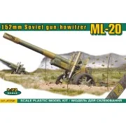 WWII ML-20 Soviet 152mm gun-howitzer, 1/72 - ACE ACE72581 WWII ML-20 Soviet 152mm gun-howitzer, 1/72 - ACE ACE72581