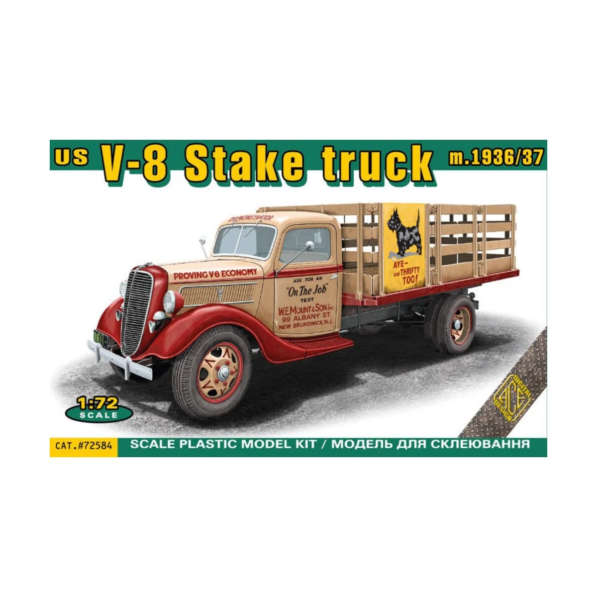 V-8 Stake truck m.1936/37, 1/72 - ACE ACE72584
