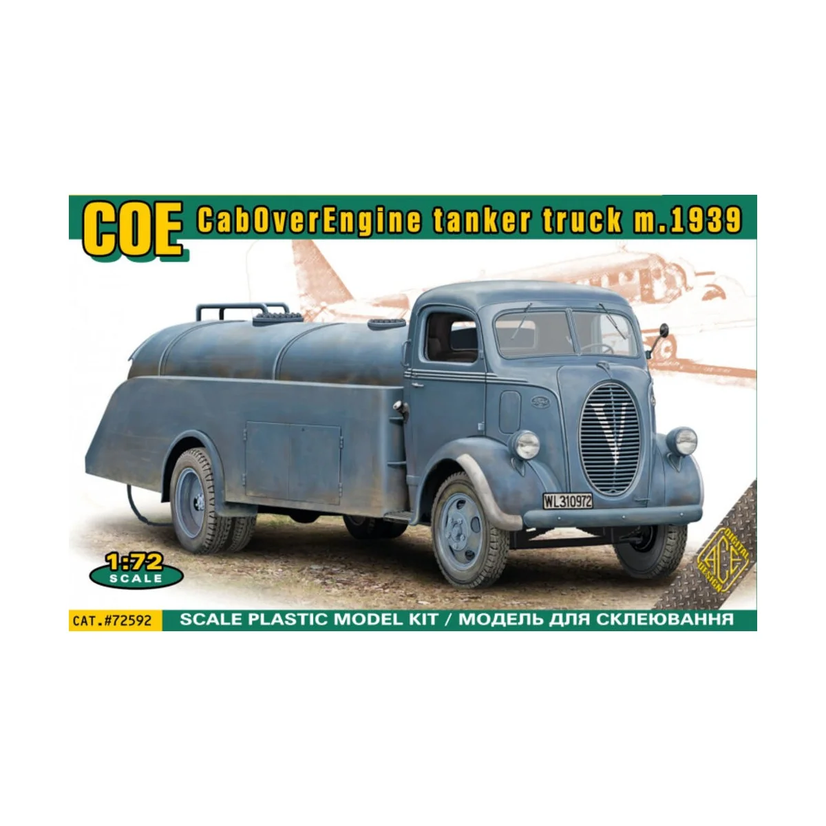 COE (CabOverEngine) tanker truck m.1939 - ACE ACE72592