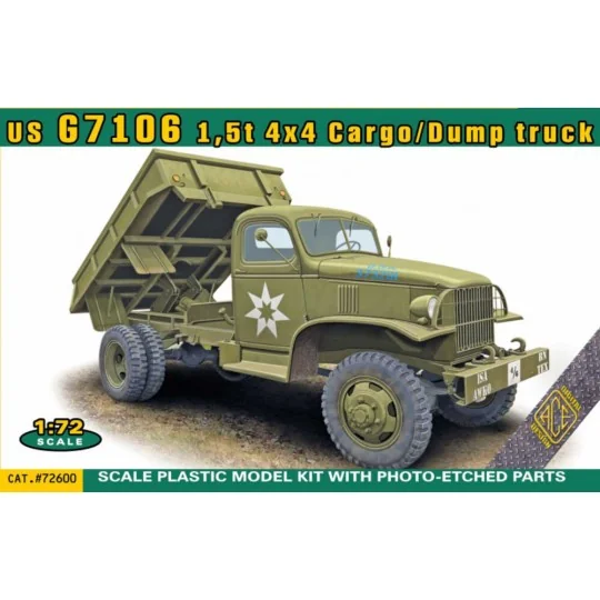 US G7106 1, 5t 4x4 Cargo/Dump truck, 1/72 - ACE ACE72600