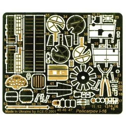 PE-Set for I-16 (ICM) für ICM Bausatz, 1/72 - ACE PE7204