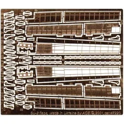 PE-Set (flaps) for Su-2 (ICM) für ICM Bausatz, 1/72 - ACE PE7220