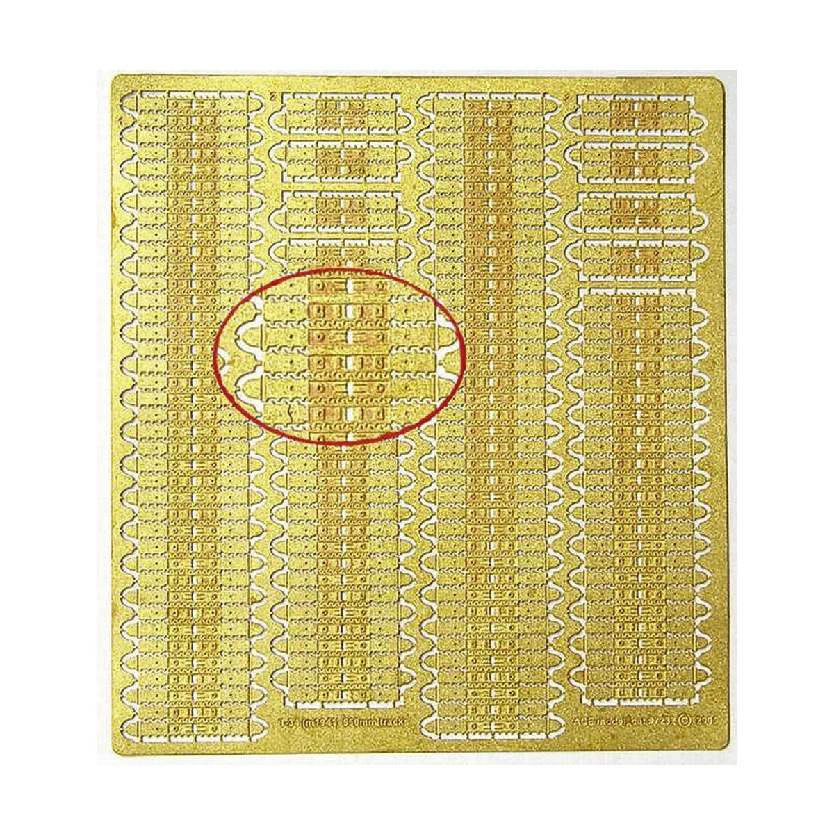 PE-Tracks for T-34 Mod.1941 (550mm wide) für Dragon/Unimodel Bausat... PE-Tracks for T-34 Mod.1941 (550mm wide) für Dragon/Unimodel Bausat...