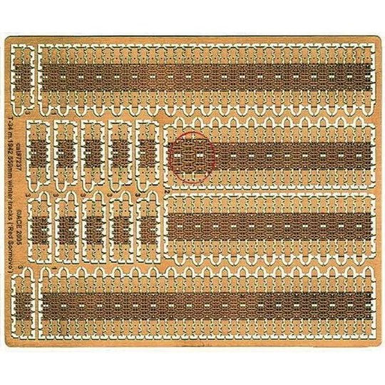 PE-Tracks for T-34 (model 1942) 550mm wide winter tracks (Red Sormo...