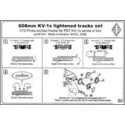 KV-1s 608mm lightened tracks set - ACE PE7241