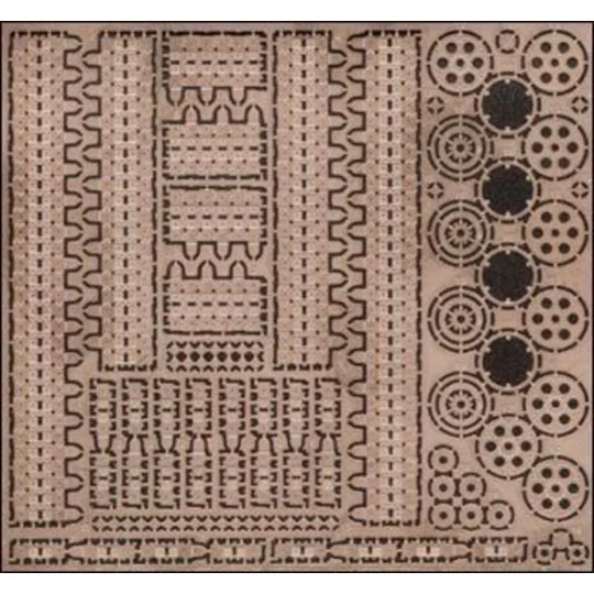 PE-Tracks for BT-7 drive wheels für UM Bausatz, 1/72 - ACE PE7244