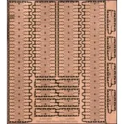 PE-Tracks for T-34 mod.1943 500mm für Dragon, Revell und Unimodel B...